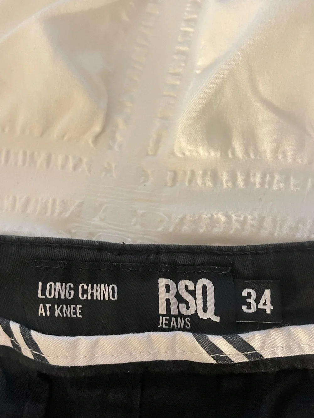 RSQ Men's Black Bermuda Shorts